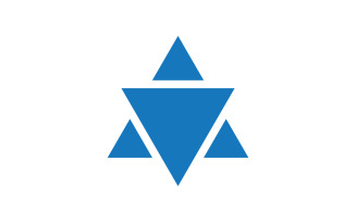 Star David Template vector illustration design template v.8