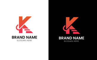 Letter K company logo-755