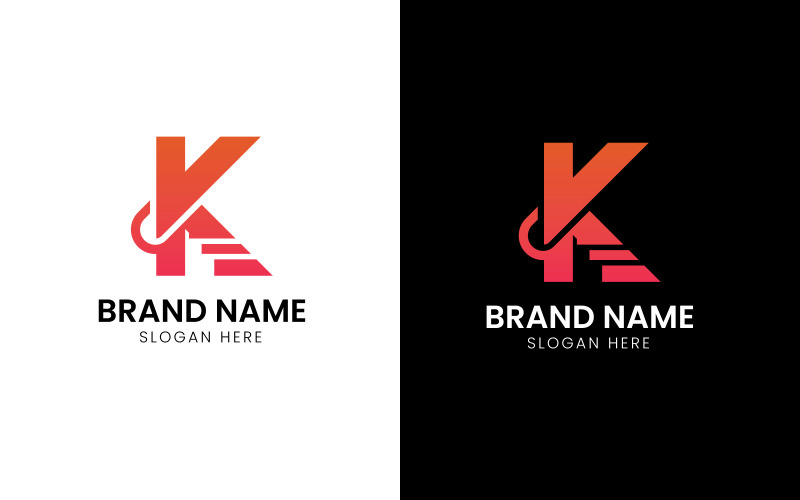 Letter K company logo-755 Logo Template