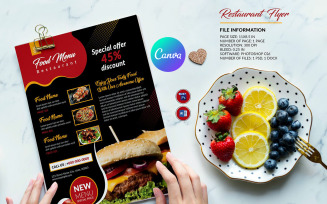 Restaurant Menu Template | Customizable & Professional