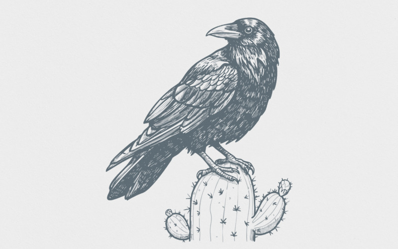 Cactus PNG Digital Download, Retro Vintage Clip Art, Watercolor Succulent Clipart, Nature Illustration