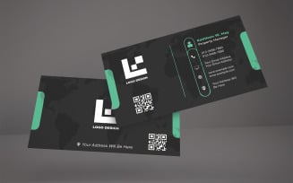 Modern Clean Business Card Template for Designers