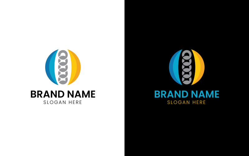 Spinal cord health medical logo-764 Logo Template
