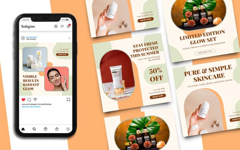 Fashion Sale Instagram Post Template 357 Social Media