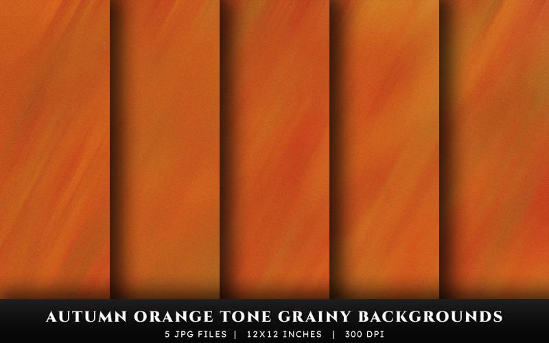 Autumn Orange Tone Grainy Texture Backgrounds