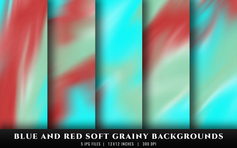 Blue and Red Soft Grainy Texture Backgrounds