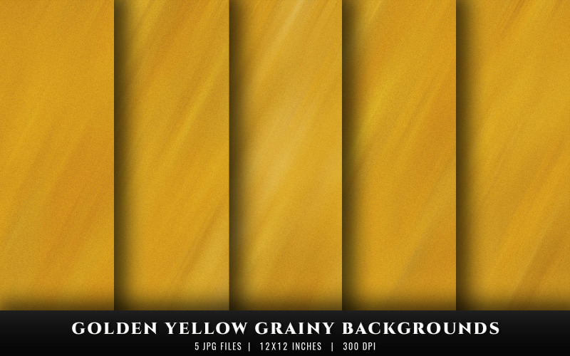 Golden Yellow Grainy Texture Backgrounds
