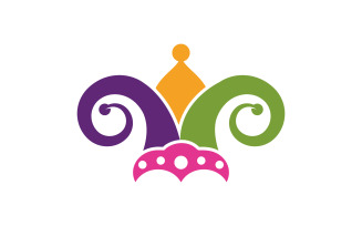 Harlequin hats stock illustration design template v.1