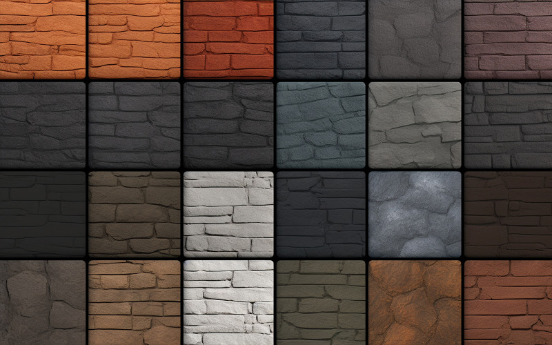Digital Stone Wall Background