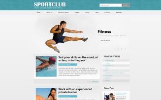 Fitness PSD Template