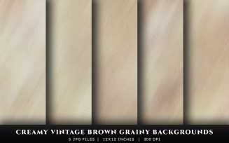 Creamy Vintage Brown Grainy Texture Backgrounds