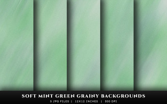 Soft Mint Green Grainy Texture Backgrounds
