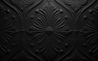 Black Ornament Background Design