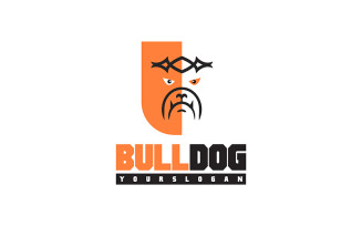 Bull Dog Logo, Angry Dog Logo