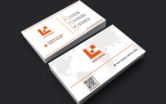 Corporate Business Card PSD Template – Modern Double-Sided Design