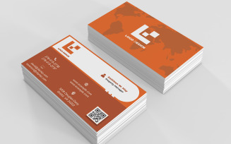 Customizable Double-Sided Business Card PSD Template for Creative Professionals