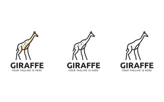 Giraffe Logo, Animal Logo