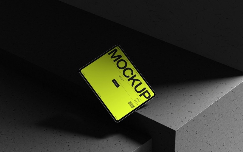 Modern Floating Tablet Mockup Product Mockup