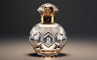 Perfume bottle mockup design