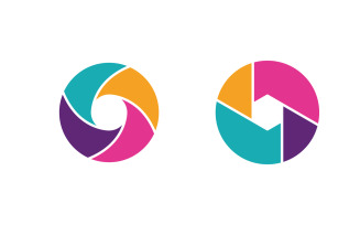 Camera vector icon illustration design template v.1