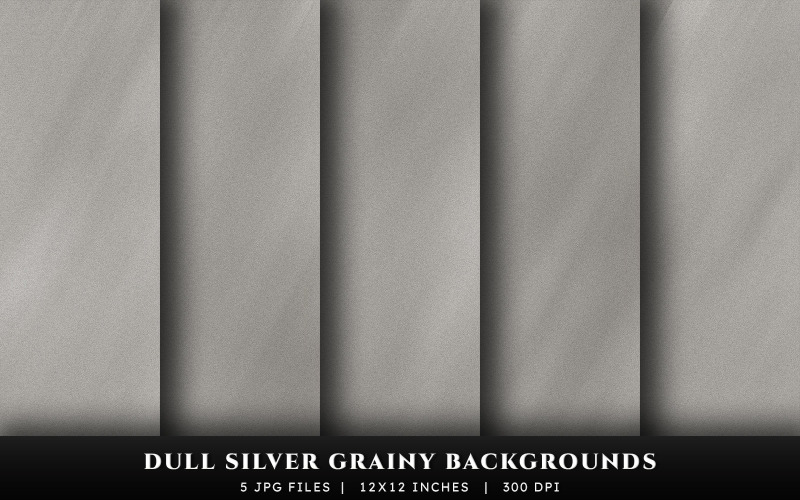 Dull Silver Grainy Texture Backgrounds