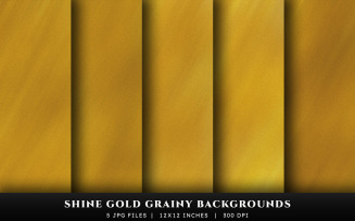 Shine Gold Grainy Texture Backgrounds