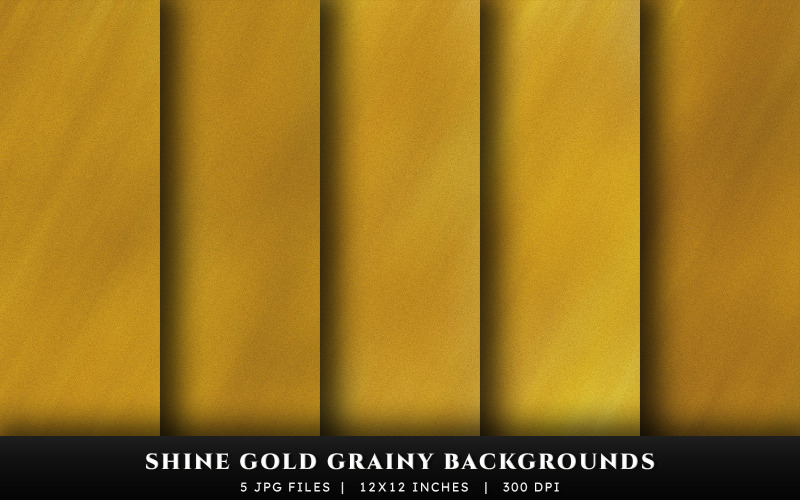 Shine Gold Grainy Texture Backgrounds