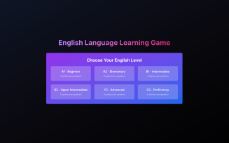 English Language Learning Game