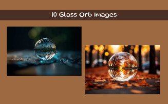 Glass Nature Orb AI Images