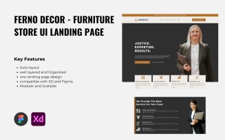 Anwalter - Law Agency UI Landing Page