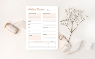 Canva and MS Word Health and Wellness Planner Template