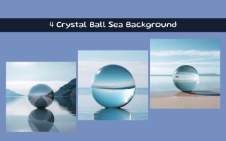 Crystal Ball Sea Background
