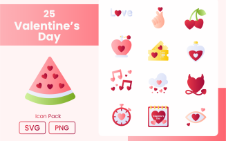 25 Premium Valentine's Day Icons