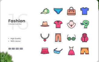 16 Fashion Icon Color Set