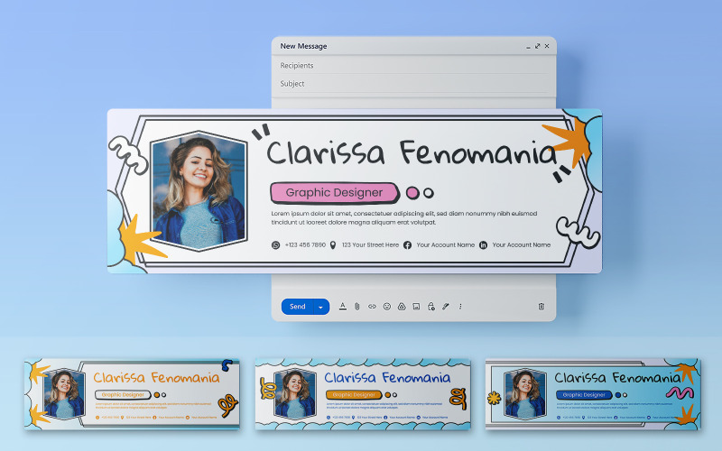 Modern Email Header Template 688 Corporate Identity