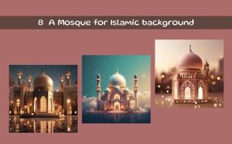 A Mosque for Islamic background