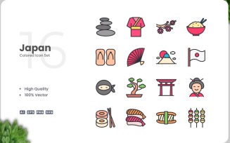 16 Japan Icon Color Collection