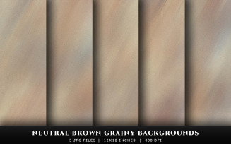 Neutral Brown Grainy Texture Backgrounds