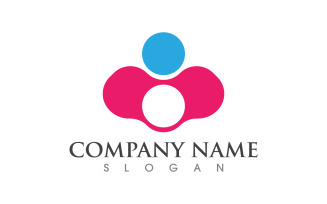 Safe care social community Logo design template v.20