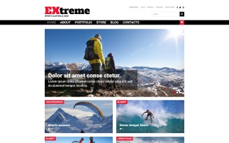 Extreme Sports Shop WooCommerce Theme
