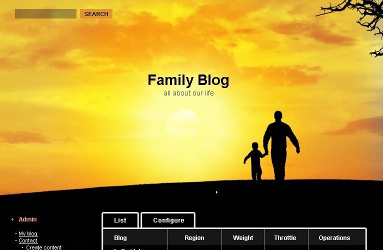 Family PSD Template