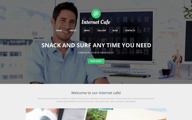 Internet Cafe WordPress Theme