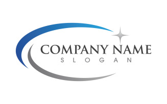 Star Fast speed Illustration logo design v.2