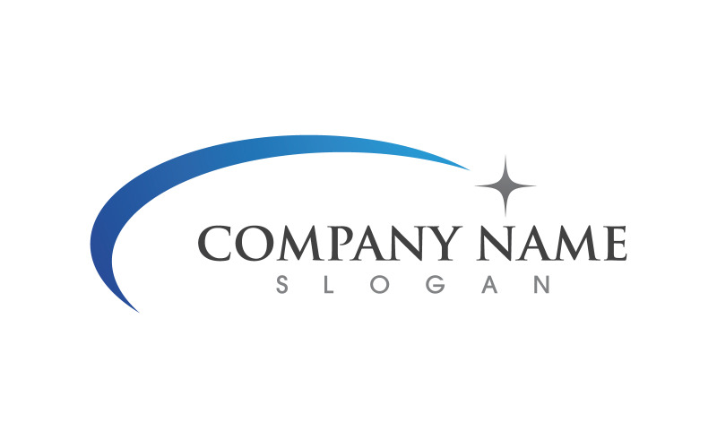 Star Fast speed Illustration logo design v.8 Logo Template