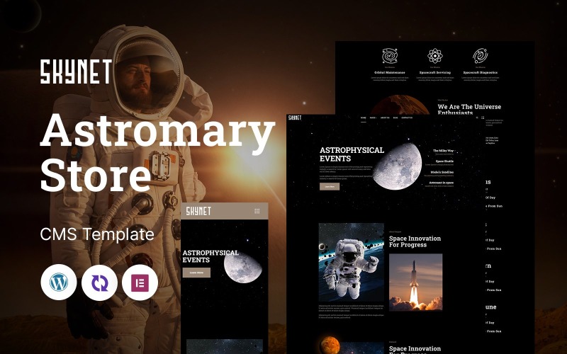 Skynet - Astronomy store Multipurpose Responsive WordPress Theme