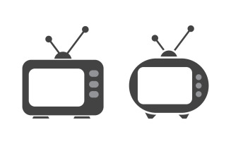 TV , LCD, LED, monitor icon vector illustration design v.1