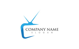 TV , LCD, LED, monitor icon vector illustration design v.2