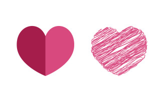 Beauty cute Love Vector icon illustration design v.1