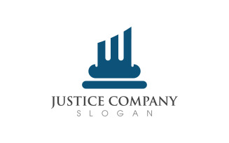 Law Firm Logo Template vector illustration design v.13