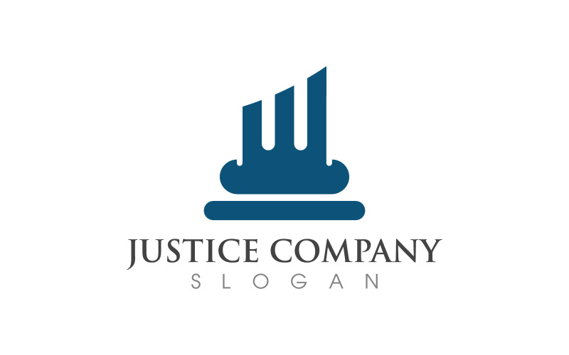 Law Firm Logo Template vector illustration design v.13